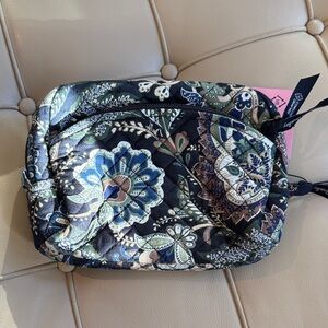 Vera Bradley Java Navy Camp  Women's medium cosmetic